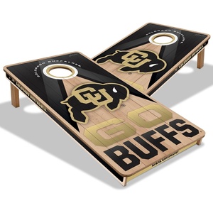 image:imageYouTheFan NCAA 2 x 4 Slogan Series Professional Wood Cornhole GameColorado Buffaloes