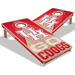image:imageYouTheFan NCAA 2 x 4 Slogan Series Professional Wood Cornhole GameHouston Cougars