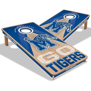 image:imageYouTheFan NCAA 2 x 4 Slogan Series Professional Wood Cornhole GameMemphis Tigers