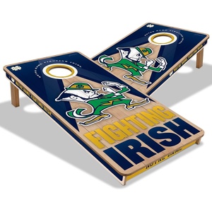 image:imageYouTheFan NCAA 2 x 4 Slogan Series Professional Wood Cornhole GameNotre Dame Fighting Irish