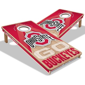 image:imageYouTheFan NCAA 2 x 4 Slogan Series Professional Wood Cornhole GameOhio State Buckeyes