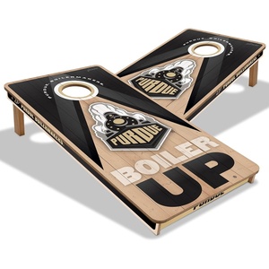 image:imageYouTheFan NCAA 2 x 4 Slogan Series Professional Wood Cornhole GamePurdue Boilermakers