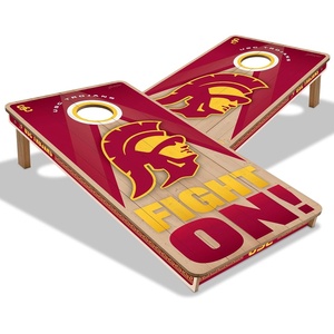 image:imageYouTheFan NCAA 2 x 4 Slogan Series Professional Wood Cornhole GameUSC Trojans