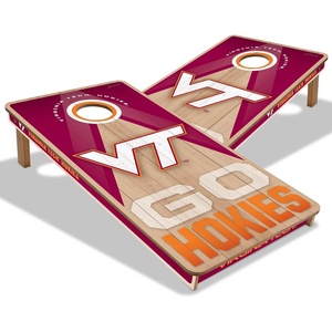 image:imageYouTheFan NCAA 2 x 4 Slogan Series Professional Wood Cornhole GameVirginia Tech Hokies