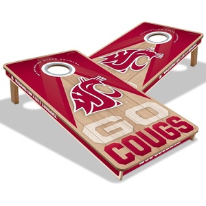 image:imageYouTheFan NCAA 2 x 4 Slogan Series Professional Wood Cornhole GameWashington State Cougars