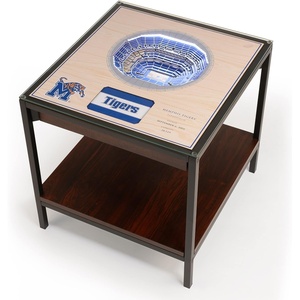 image:imageYouTheFan NCAA 25Layer StadiumView Lighted End TableMemphis Tigers BB