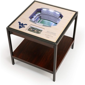 image:imageYouTheFan NCAA 25Layer StadiumView Lighted End TableWest Virginia Mountaineers