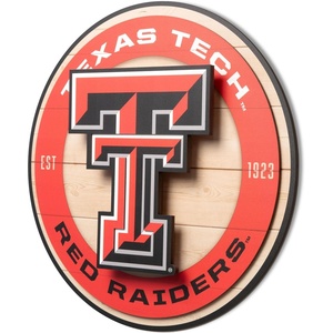 image:imageYouTheFan NCAA 3D Circle Backer Wall Art precisioncrafted multiple layers create striking depth readytohang officially licensed and visually stands outTexas Tech Red Raiders