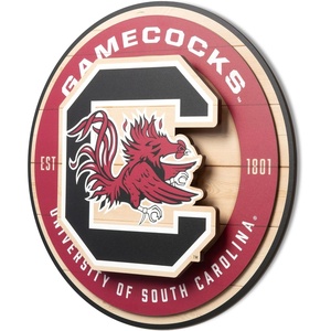 image:imageYouTheFan NCAA 3D Circle Backer Wall Art precisioncrafted multiple layers create striking depth readytohang officially licensed and visually stands outSouth Carolina Gamecocks