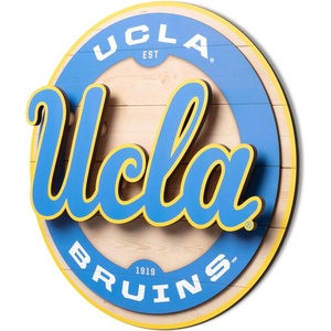 image:imageYouTheFan NCAA 3D Circle Backer Wall Art precisioncrafted multiple layers create striking depth readytohang officially licensed and visually stands outUCLA Bruins