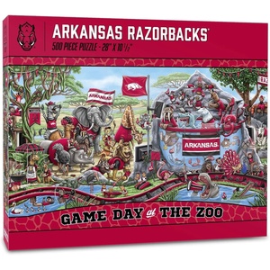 image:imageYouTheFan NCAA Game Day at The Zoo 500pc PuzzleArkansas Razorbacks