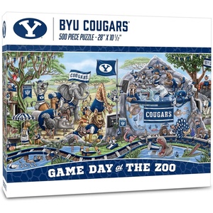 image:imageYouTheFan NCAA Game Day at The Zoo 500pc PuzzleBYU Cougars