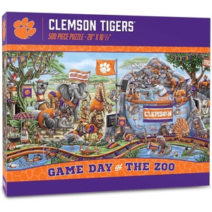 image:imageYouTheFan NCAA Game Day at The Zoo 500pc PuzzleClemson Tigers