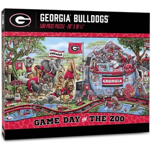 image:imageYouTheFan NCAA Game Day at The Zoo 500pc PuzzleGeorgia Bulldogs