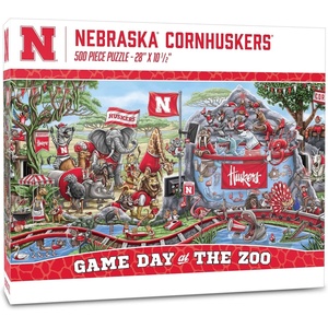 image:imageYouTheFan NCAA Game Day at The Zoo 500pc PuzzleNebraska Cornhuskers