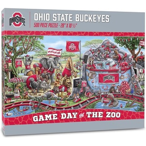 image:imageYouTheFan NCAA Game Day at The Zoo 500pc PuzzleOhio State Buckeyes