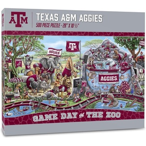 image:imageYouTheFan NCAA Game Day at The Zoo 500pc PuzzleTexas AM Aggies