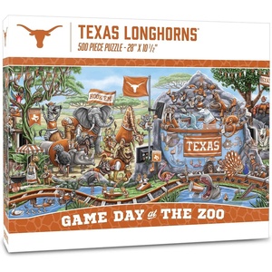 image:imageYouTheFan NCAA Game Day at The Zoo 500pc PuzzleTexas Longhorns