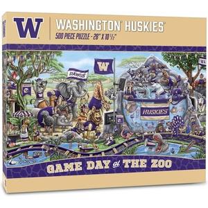 image:imageYouTheFan NCAA Game Day at The Zoo 500pc PuzzleWashington Huskies