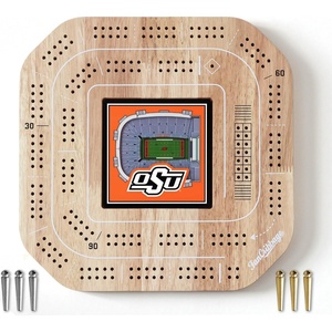 image:imageYouTheFan NCAA Licensed Fan Cribbage Wood Board GameOklahoma State Cowboys