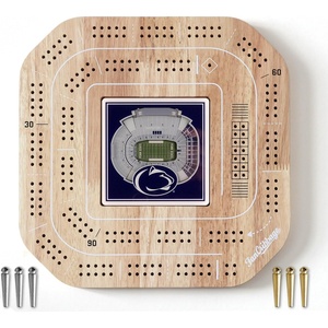 image:imageYouTheFan NCAA Licensed Fan Cribbage Wood Board GamePenn State Nittany Lions