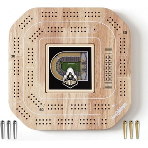 image:imageYouTheFan NCAA Licensed Fan Cribbage Wood Board GamePurdue Boilermakers FB