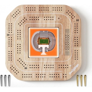 image:imageYouTheFan NCAA Licensed Fan Cribbage Wood Board GameTennessee Volunteers