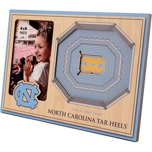 image:imageYouTheFan NCAA Officiallylicensed 3D Stadium Picture Frame  perfect stadium replica  add 4 x 6 photo  made of multiple layers  ready to hang or displayNorth Carolina Tar Heels