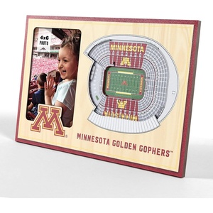 image:imageYouTheFan NCAA Officiallylicensed 3D Stadium Picture Frame  perfect stadium replica  add 4 x 6 photo  made of multiple layers  ready to hang or displayMinnesota Golden Gophers