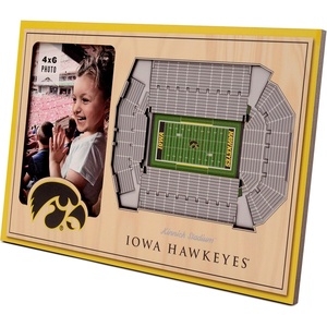 image:imageYouTheFan NCAA Officiallylicensed 3D Stadium Picture Frame  perfect stadium replica  add 4 x 6 photo  made of multiple layers  ready to hang or displayIowa Hawkeyes