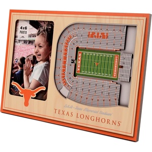 image:imageYouTheFan NCAA Officiallylicensed 3D Stadium Picture Frame  perfect stadium replica  add 4 x 6 photo  made of multiple layers  ready to hang or displayTexas Longhorns