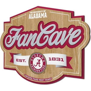 image:imageYouTheFan NCAA Officiallylicensed FanCave 3D wall art  readytohang 3D multilayered construction  floating wall mount design  Perfect fan giftAlabama Crimson Tide