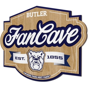 image:imageYouTheFan NCAA Officiallylicensed FanCave 3D wall art  readytohang 3D multilayered construction  floating wall mount design  Perfect fan giftButler Bulldogs