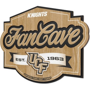 image:imageYouTheFan NCAA Officiallylicensed FanCave 3D wall art  readytohang 3D multilayered construction  floating wall mount design  Perfect fan giftCentral Florida Knights