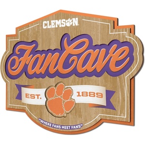 image:imageYouTheFan NCAA Officiallylicensed FanCave 3D wall art  readytohang 3D multilayered construction  floating wall mount design  Perfect fan giftClemson Tigers