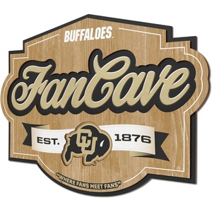image:imageYouTheFan NCAA Officiallylicensed FanCave 3D wall art  readytohang 3D multilayered construction  floating wall mount design  Perfect fan giftColorado Buffaloes