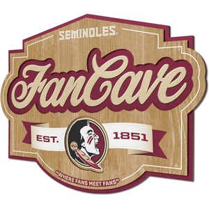 image:imageYouTheFan NCAA Officiallylicensed FanCave 3D wall art  readytohang 3D multilayered construction  floating wall mount design  Perfect fan giftFlorida State Seminoles