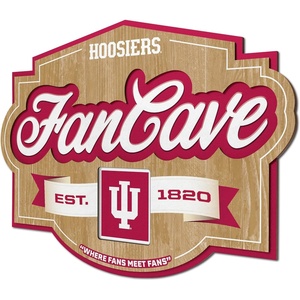 image:imageYouTheFan NCAA Officiallylicensed FanCave 3D wall art  readytohang 3D multilayered construction  floating wall mount design  Perfect fan giftIndiana Hoosiers