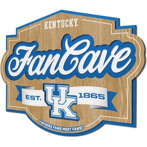 image:imageYouTheFan NCAA Officiallylicensed FanCave 3D wall art  readytohang 3D multilayered construction  floating wall mount design  Perfect fan giftKentucky Wildcats