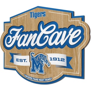 image:imageYouTheFan NCAA Officiallylicensed FanCave 3D wall art  readytohang 3D multilayered construction  floating wall mount design  Perfect fan giftMemphis Tigers