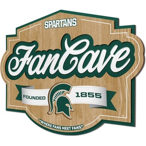 image:imageYouTheFan NCAA Officiallylicensed FanCave 3D wall art  readytohang 3D multilayered construction  floating wall mount design  Perfect fan giftMichigan State Spartans