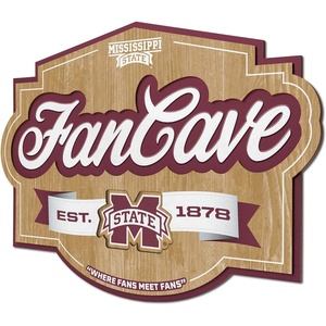 image:imageYouTheFan NCAA Officiallylicensed FanCave 3D wall art  readytohang 3D multilayered construction  floating wall mount design  Perfect fan giftMississippi State Bulldogs