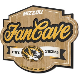 image:imageYouTheFan NCAA Officiallylicensed FanCave 3D wall art  readytohang 3D multilayered construction  floating wall mount design  Perfect fan giftMissouri Tigers