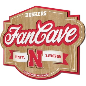 image:imageYouTheFan NCAA Officiallylicensed FanCave 3D wall art  readytohang 3D multilayered construction  floating wall mount design  Perfect fan giftNebraska Cornhuskers