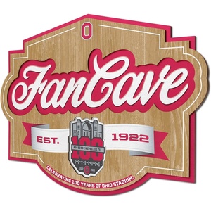 image:imageYouTheFan NCAA Officiallylicensed FanCave 3D wall art  readytohang 3D multilayered construction  floating wall mount design  Perfect fan giftOhio State Buckeyes 100th