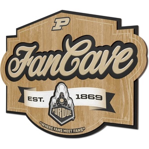 image:imageYouTheFan NCAA Officiallylicensed FanCave 3D wall art  readytohang 3D multilayered construction  floating wall mount design  Perfect fan giftPurdue Boilermakers