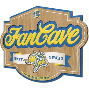 image:imageYouTheFan NCAA Officiallylicensed FanCave 3D wall art  readytohang 3D multilayered construction  floating wall mount design  Perfect fan giftSouth Dakota State Jackrabbits