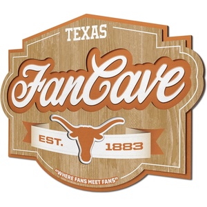 image:imageYouTheFan NCAA Officiallylicensed FanCave 3D wall art  readytohang 3D multilayered construction  floating wall mount design  Perfect fan giftTexas Longhorns