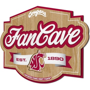 image:imageYouTheFan NCAA Officiallylicensed FanCave 3D wall art  readytohang 3D multilayered construction  floating wall mount design  Perfect fan giftWashington State Cougars
