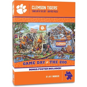 image:imageYouTheFan NCAA Texas Tech Red Raiders Game Day At The Zoo 500pc Puzzle 28 x 105Clemson Tigers